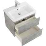 Тумба под раковину BelBagno 50 ALBANO-CER-500-2C-SO-CVG подвесная Cemento Verona Grigio