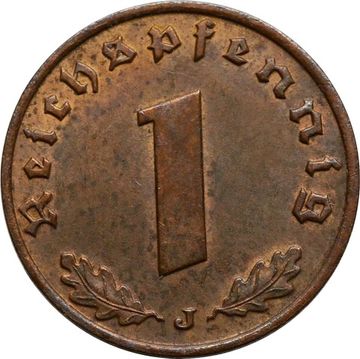 1 рейхспфенниг 1938 Германия (Третий рейх) "J"
