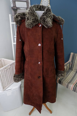 Дубленка Wu Yi зимняя 50-52 размер