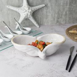 Салатник 325 мл 24,5*16 см h7 см Gray Shell Frutti di Mare P.L. [1]