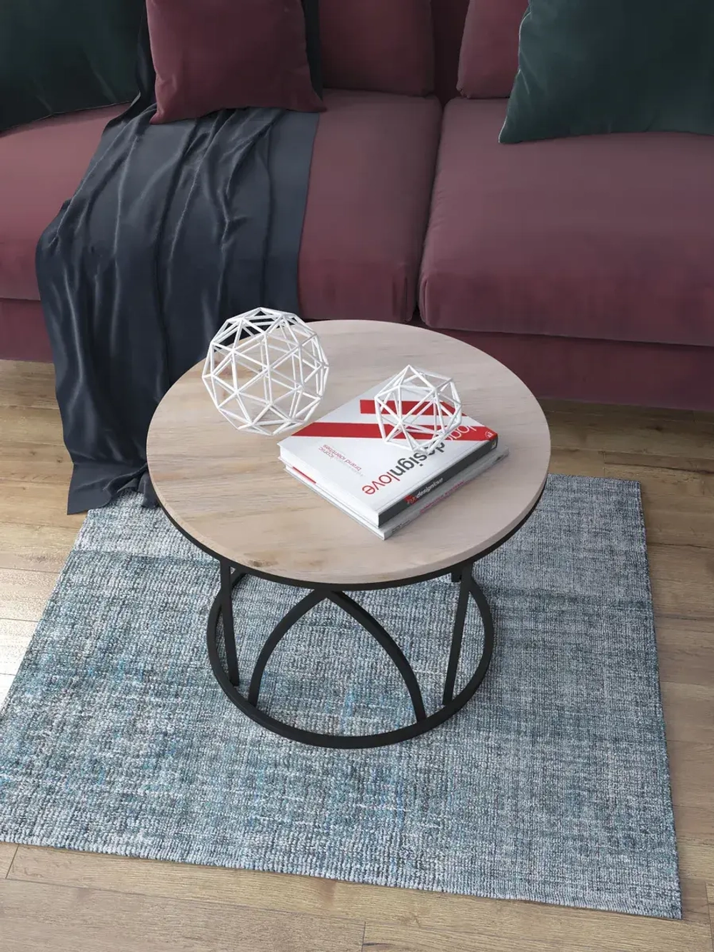 Журнальный стол Тюльпан - ЧД - МДФ в ПВХ