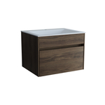 Тумба под раковину Vincea Chiara 600 подвесная, 1 выкатной ящик soft-close, C.Oak