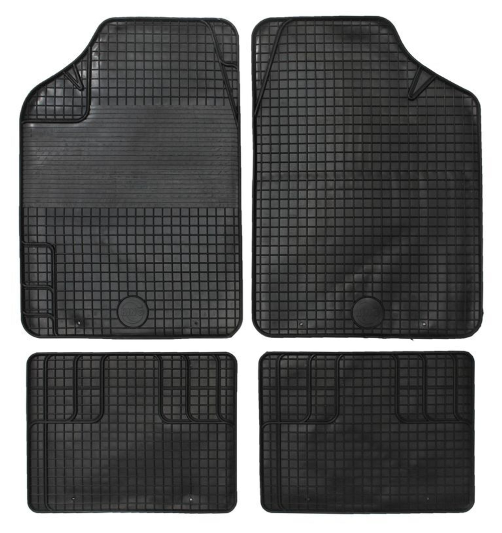 Ковры резиновые King-1 Black (4шт) KING