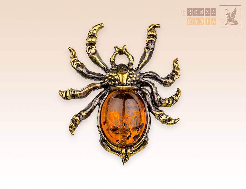 брошь Паучок