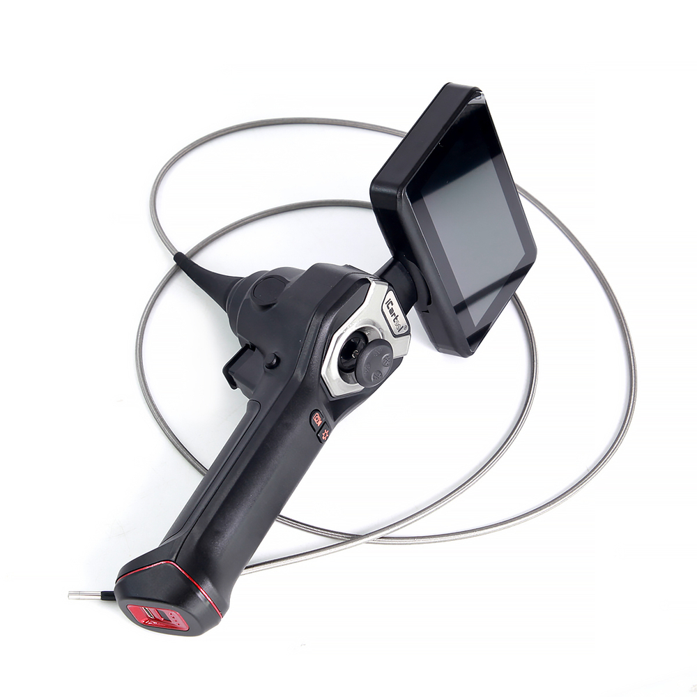 Видеоэндоскоп профессиональный управляемый 4х360°, экран 4.5", 1Мп, 1280х720, 1м, 4мм зонд, всесторонняя артикуляция iCartool IC-VC104AW