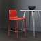 Полубарный стул Barrie 65 см красная кожа