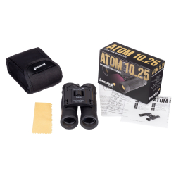 Бинокль Levenhuk Atom 10x25 - Комплект поставки