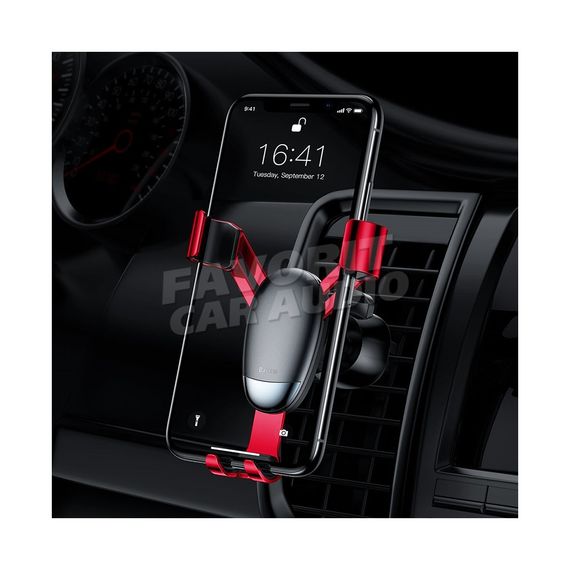 Держатель Baseus Mini gravity красный