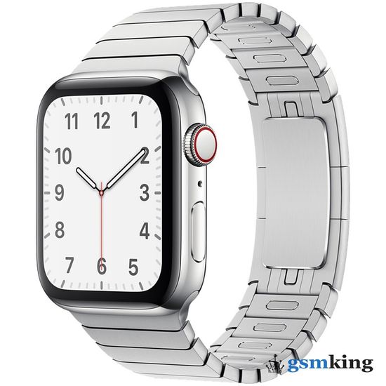 Apple Stainless Link Bracelet for Apple Watch 42|44|45|49mm (съемные звенья) Silver (Серебристый)