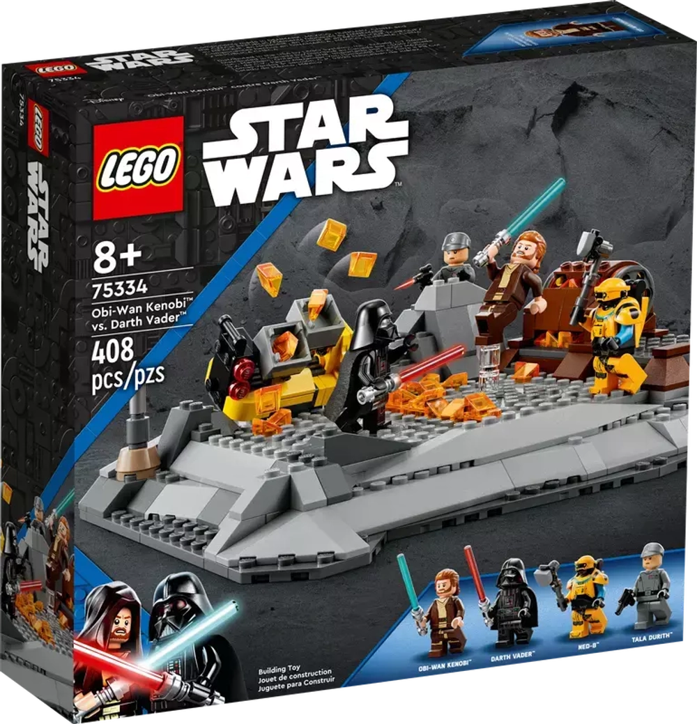 LEGO® 75334 Obi-Wan Kenobi™ vs. Darth Vader™ - купить по выгодной цене |  RusboardGame