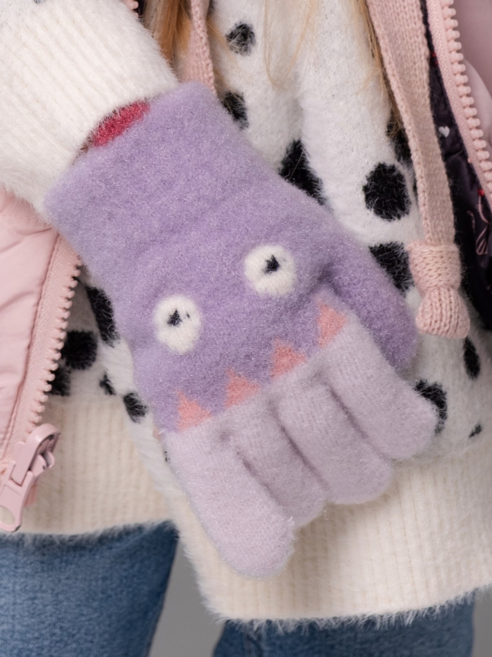 Перчатки детские (Лаванда)