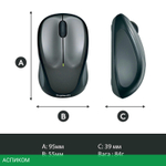 Мышь Logitech M235 (910-002201)