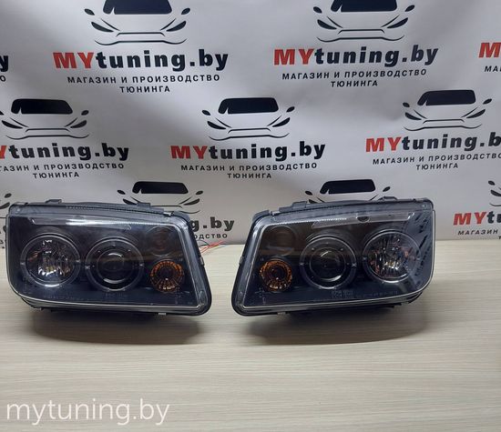 Передние фары BLACK для Volkswagen Bora