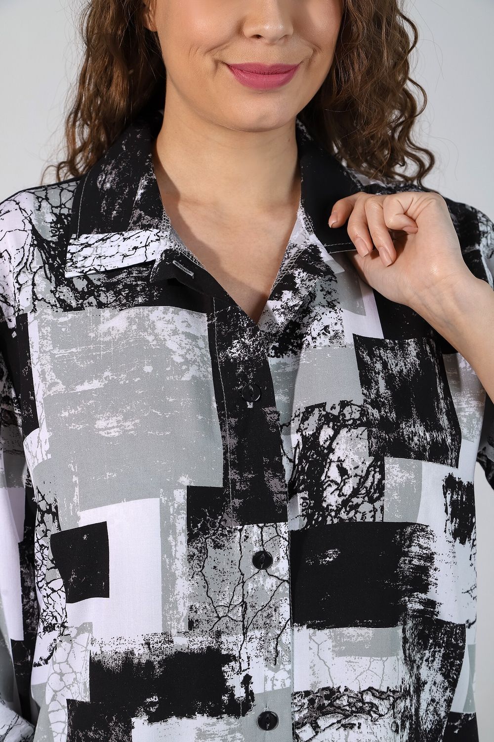 Туника (рубашка) Сага-3 Виотекс СЕРО-ЗЕЛЁНЫЙ