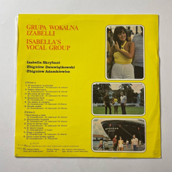 Винтажная виниловая пластинка LP Grupa Wokalna Izabelli W Kawiarence Na Przystani (Польша 1979)