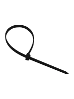 Нейлоновая кабельная стяжка PROCONNECT 200x4,8мм, черная 100 шт/уп