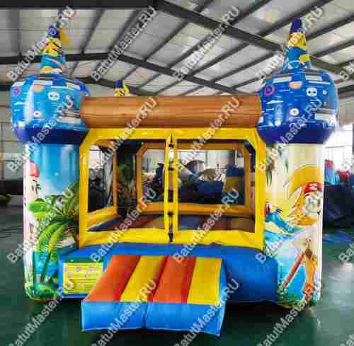 Детский надувной батут "Пиратский остров"