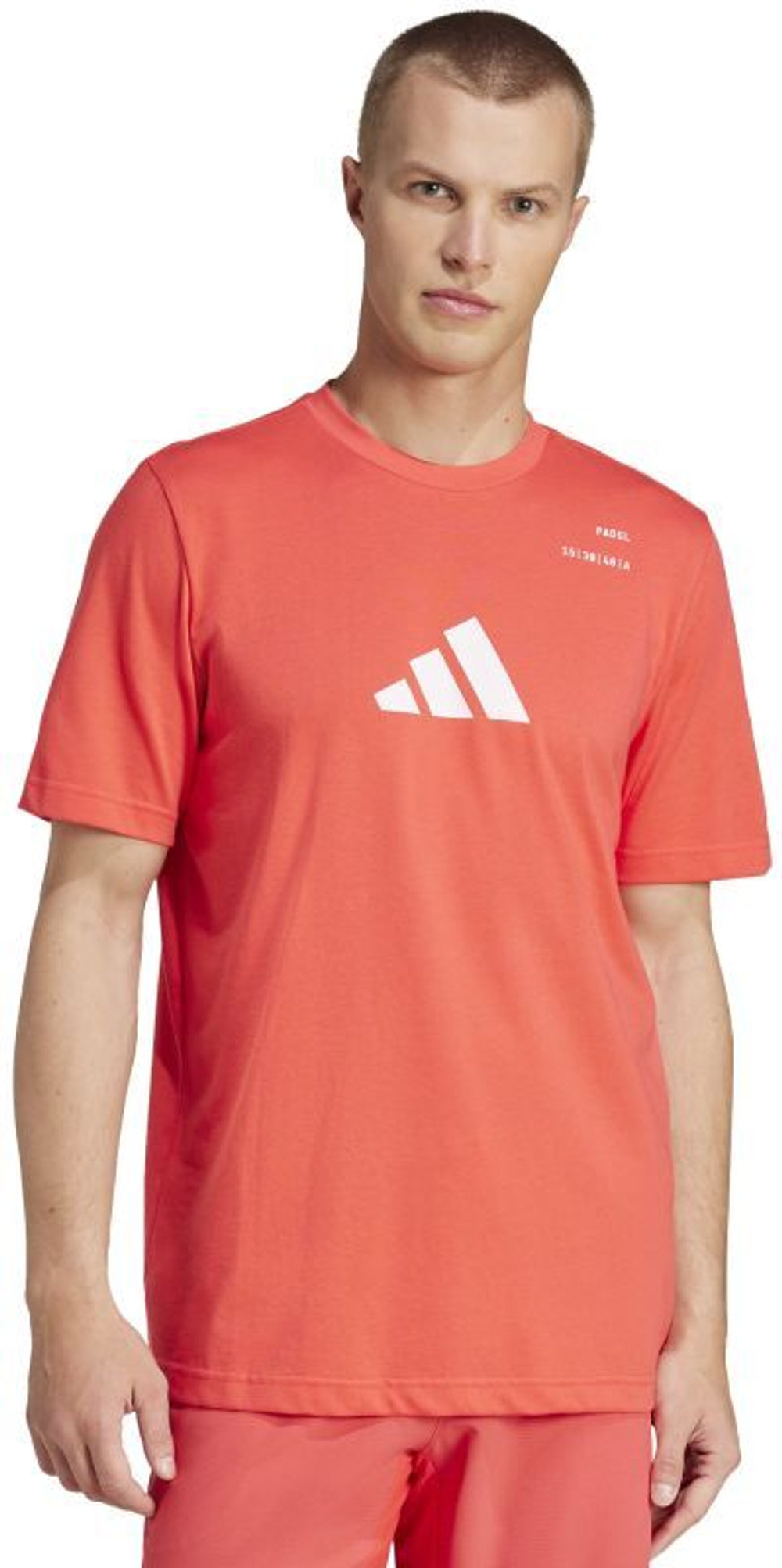 Мужская теннисная футболка Adidas Padel Category Graphic - красный