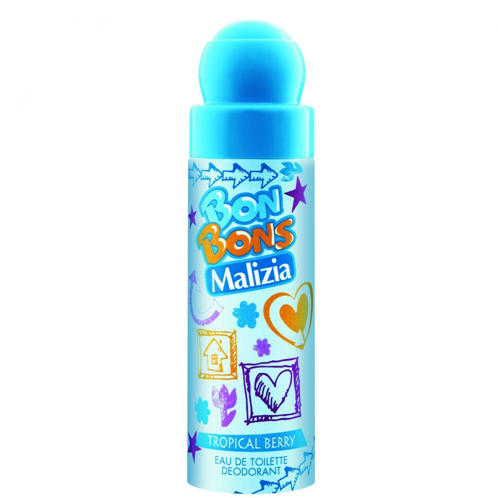Malizia Bon Bons Дезодорант Tropical Berry, детский, 75 мл