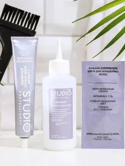 Стойкая крем-краска волос Studio Professional "3D HOLOGRAPHY", тон 7.35 ярко-рыжий, 115 мл