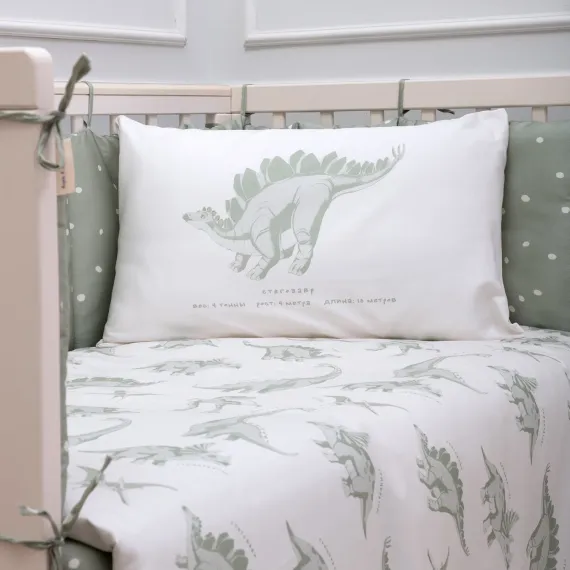 Комплект постельного белья Lollycottons Дино сафари 6 предметов