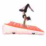 Надувной гимнастический мат-коврик «Старт» для занятий 2×2×0,4 м, красный