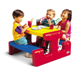 Пикниковый столик Little Tikes 4795 красно-синий для детей от 18 месяцев — фото 1