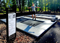 Батут встраиваемый в землю