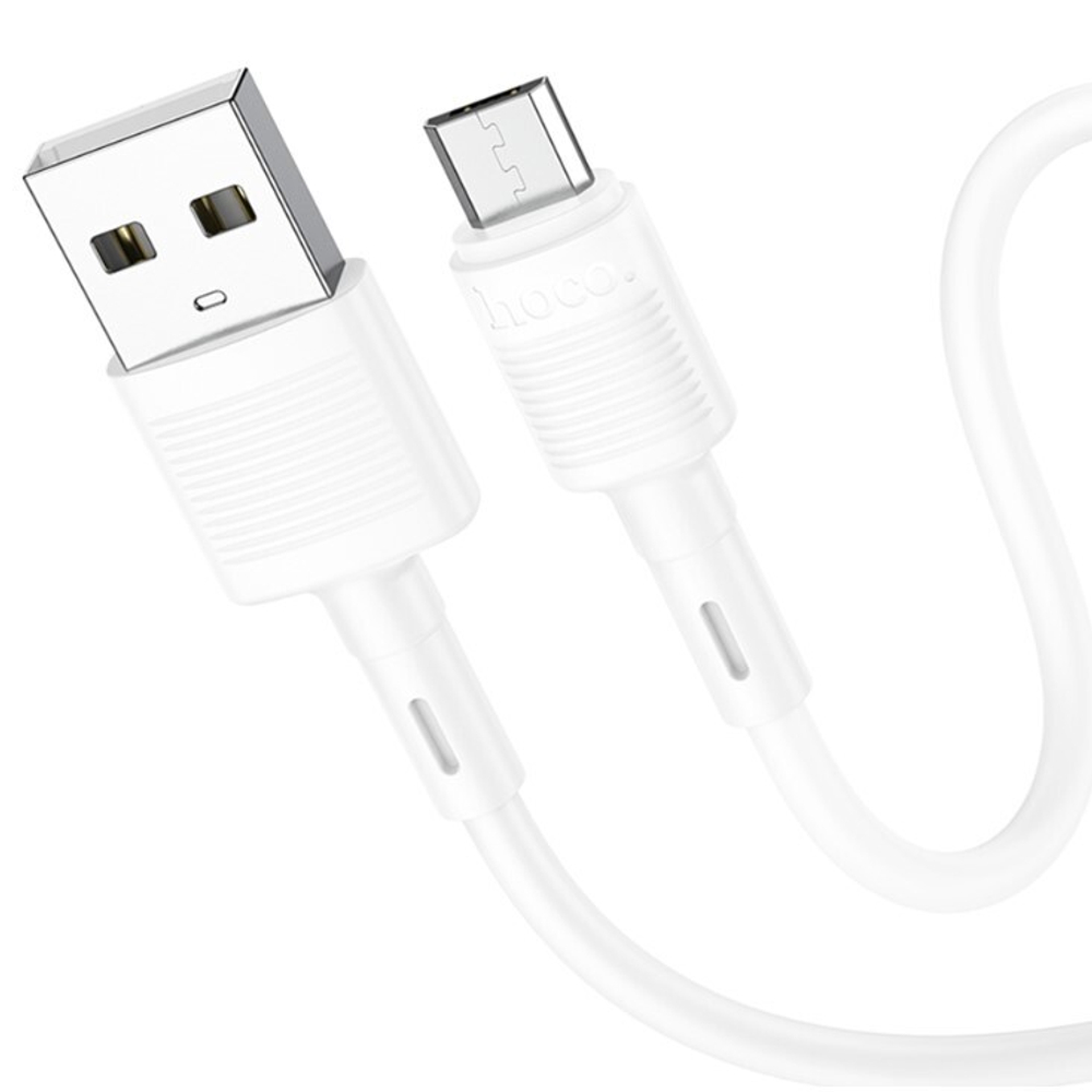 Кабель Hoco X83 Lightning 2.4А белый 1 м
