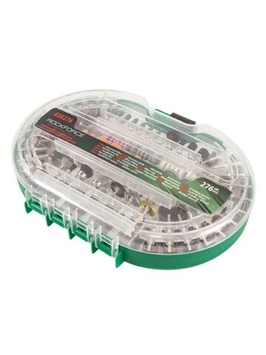 Набор аксессуаров для мини-дрелей, 276пр., в пластиковом кейсе RockForce##Rock FORCE RF-GSK276