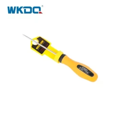 Мини шлицевая отвертка WKT 2.5*75 желтый  WE WONKE ELECTRIC