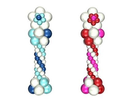 Колонна "Крученная с цветком"