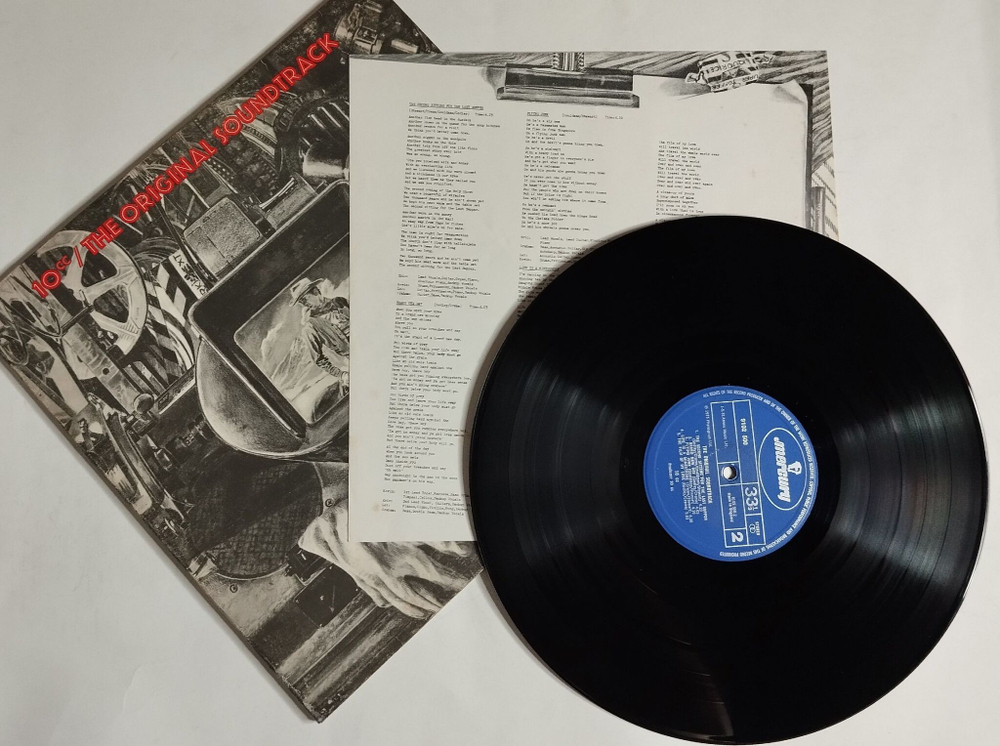 Винтажная виниловая пластинка LP 10cc The Original Soundtrack (UK 1975)