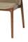 Стул Lando, орех с коричневой обивкой