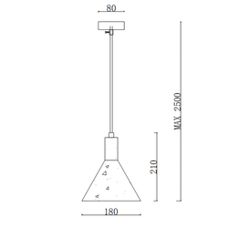 Подвесной светильник OLAUG black