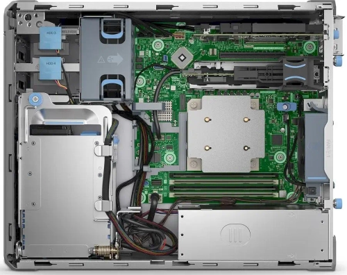 Сервер Dell/T160/1/Xeon/E-2414 (4C/4T 12Mb)/2,6 GHz/16Gb/5600 UDIMM/PERC H355 LP/3LFF + 2SFF/2x2TB SATA 7,2K 3,5in/2x1GbE LOM/500W