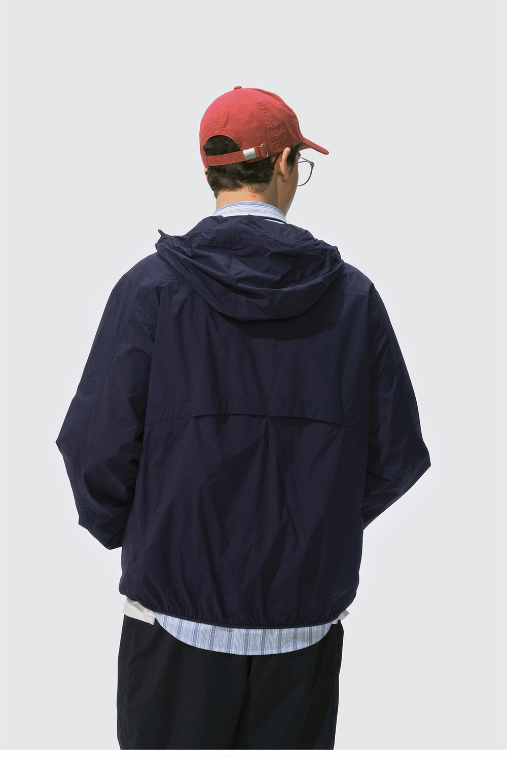 Куртка Nothomme Monterest Outdoor Packable Hooded Half-Zip Jacket with Reflective Logo Print