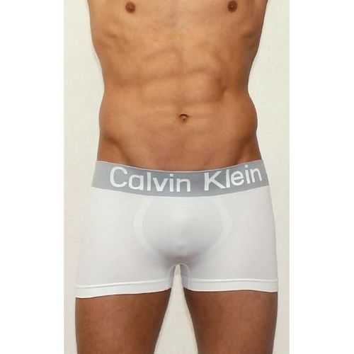 Мужские трусы боксеры бесшовные Calvin Klein белые