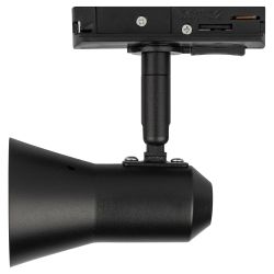 Трековый светильник однофазный ЭРА Taper TR37-GU10 BK под лампу GU10 черный