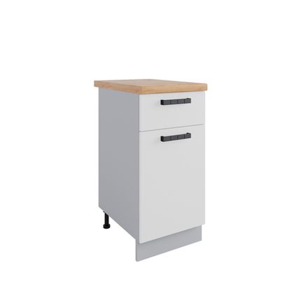 Кухня Модуль С1ЯШ 400 Ройс Белый Скин