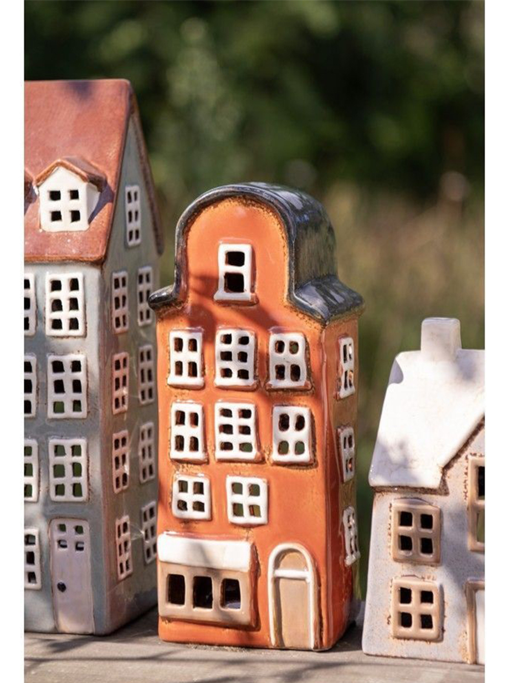 Подсвечник "Голландский домик" 12x9x25 см от Clayre & Eef