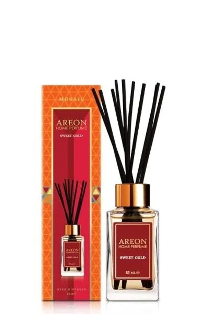 Ароматизатор бытовой 85 мл  AREON HOME PERFUME STICKS MOSAIC  Sweet Gold (AREON)