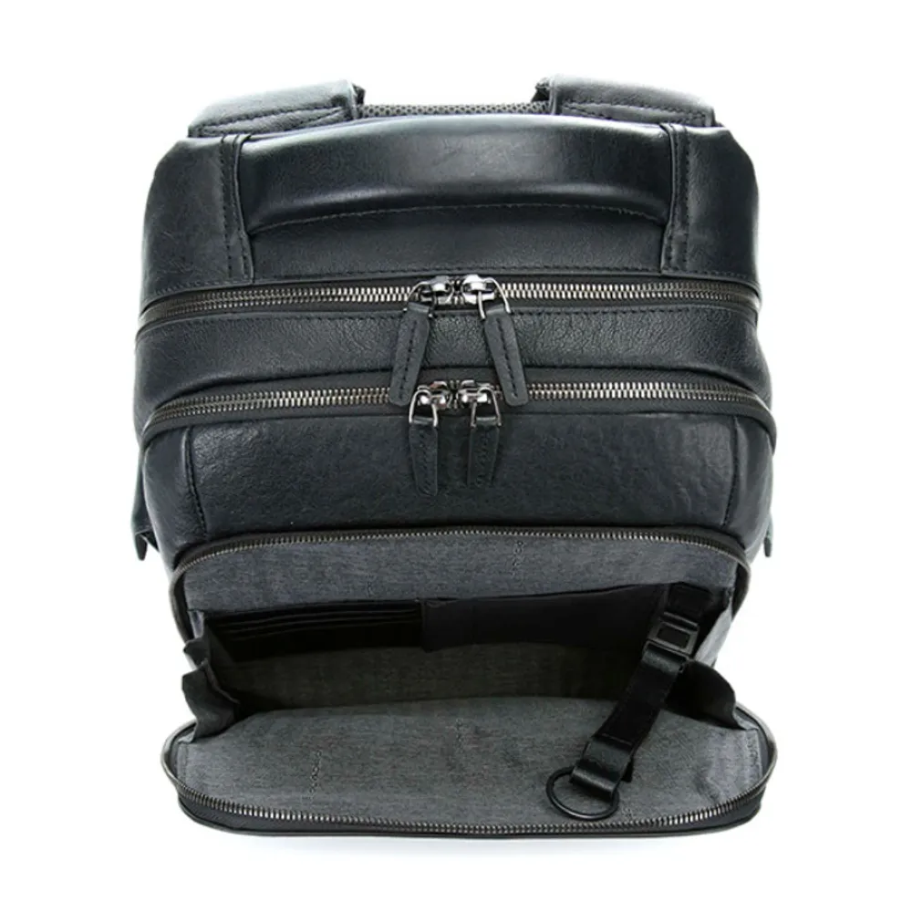 Рюкзак Piquadro Black Square черный из натуральной кожи (CA3444B3BM/N) 6