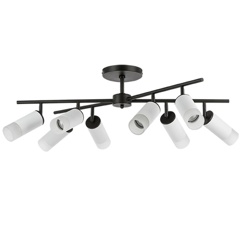 LR7283681 Люстра RULLO 8х50W GU10 ЧЕРНЫЙ/БЕЛЫЙ (571728+214436-8+202431-8)