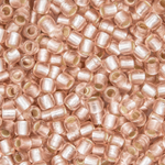 Японский бисер TOHO Round 8/0 (№31F), с внутренним серебрением, прозрачный матовый