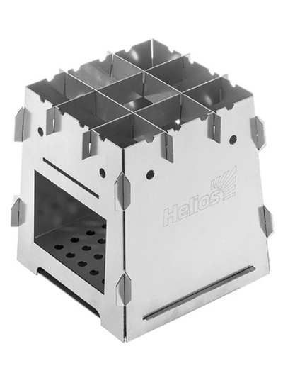Печь-щепочница складная Helios ПМ-02, 216х217х221мм, сталь 1,5мм (T-HS-PM-02)