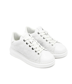 Кожаные кроссовки emboss lo lace Karl Lagerfeld - белый(KL62523F)
