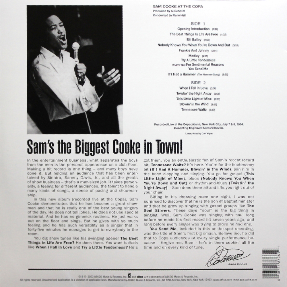 Sam Cooke / Sam Cooke At The Copa (LP)