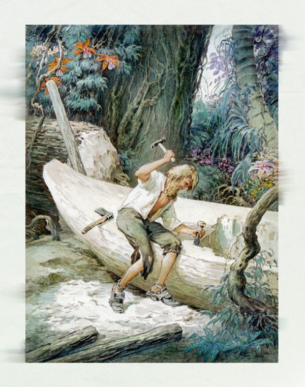 Жизнь и удивительные приключения морехода Робинзона Крузо