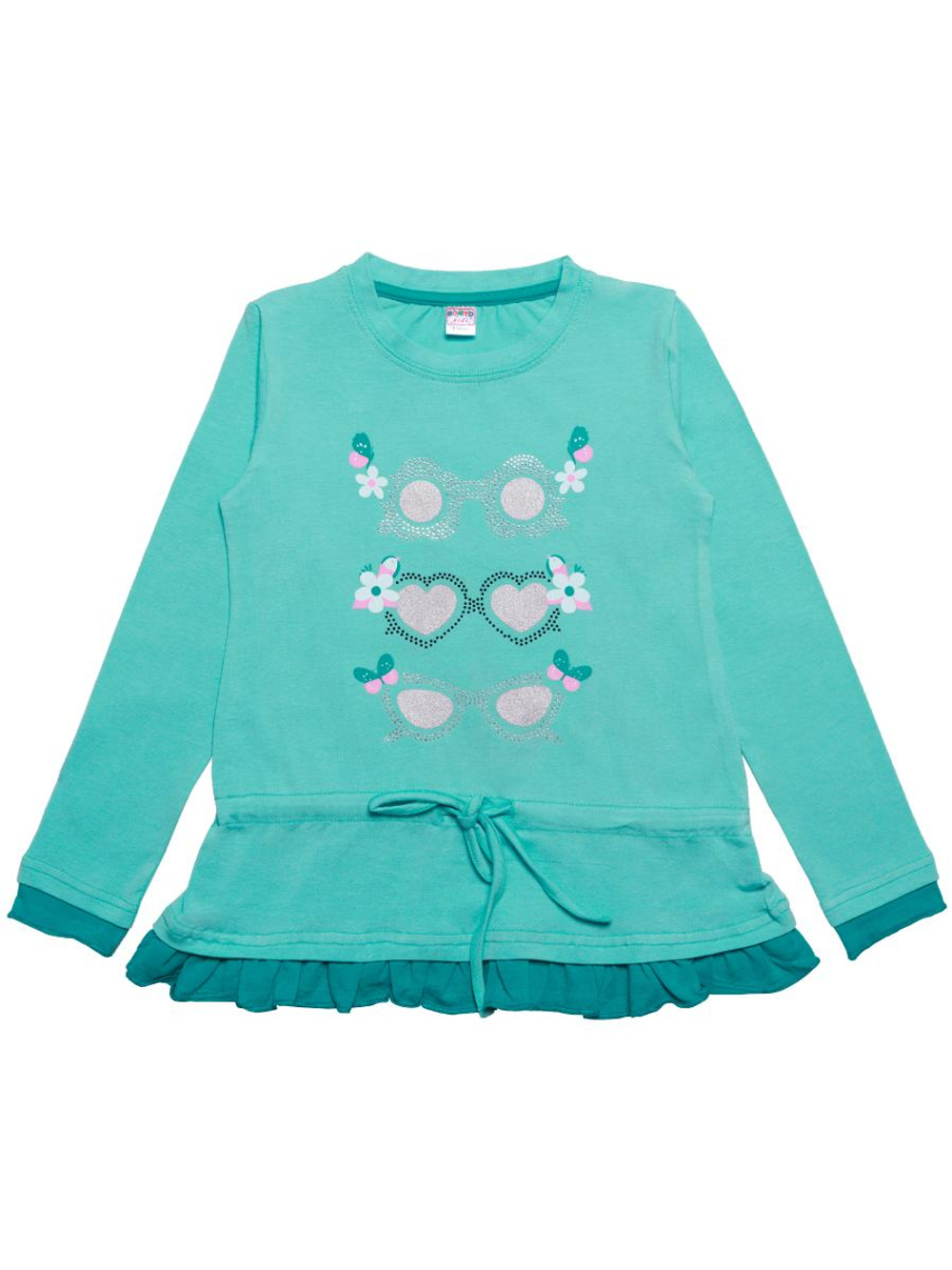 Лонгслив д/дев р.110 ассорт (Bonito) OP367